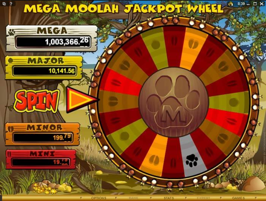 Mega Moolah's Jackpot Bonus Game